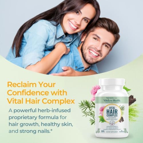 Vitalyra Biotin & B-Complex Hair Vitamins - Hair, Skin & Nails Supplement