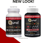 Qunol Ultra CoQ10 100mg Softgels- 3X Better Absorption Coenzyme Q10 Supplements - Antioxidant Supplement for Vascular and Heart Health & Energy Production