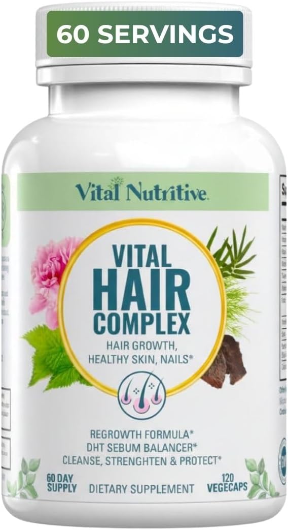 Vitalyra Biotin & B-Complex Hair Vitamins - Hair, Skin & Nails Supplement