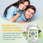 Vitalyra Biotin & B-Complex Hair Vitamins - Hair, Skin & Nails Supplement
