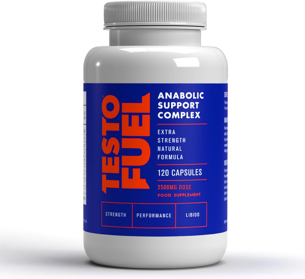 ROAR AMBITION TestoFuel 120 T-Booster Pills - Test Booster for Men - 100% Natural Ingredients - Contributes to Normal Testosterone Levels & Muscle - Vitamin, Fenugreek & Magnesium Booster