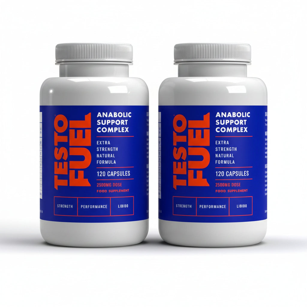ROAR AMBITION TestoFuel 120 T-Booster Pills - Test Booster for Men - 100% Natural Ingredients - Contributes to Normal Testosterone Levels & Muscle - Vitamin, Fenugreek & Magnesium Booster
