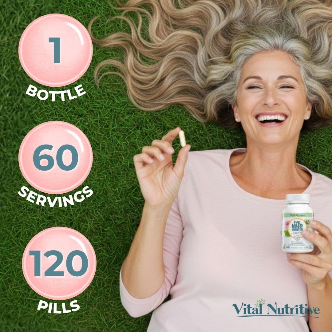 Vitalyra Biotin & B-Complex Hair Vitamins - Hair, Skin & Nails Supplement