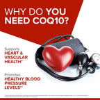 Qunol Ultra CoQ10 100mg Softgels- 3X Better Absorption Coenzyme Q10 Supplements - Antioxidant Supplement for Vascular and Heart Health & Energy Production