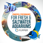 Flipper Edge Limited Edition Clownfish 2 in 1 Floating Magnetic Aquarium Algae Cleaner (MAX)
