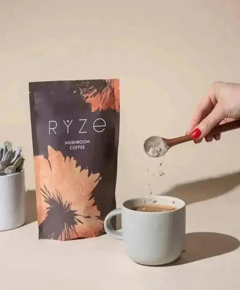 RYZE Organic Mushroom Coffee – Adaptogenic Blend for Energy, Focus & Mental Clarity