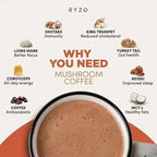 RYZE Organic Mushroom Coffee – Adaptogenic Blend for Energy, Focus & Mental Clarity